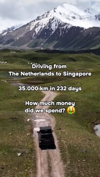 Total costs of our overland expedition from The Netherlands 🇳🇱 to Singapore 🇸🇬

We were on the road for 232 days and drove 35.000 kilometers in 22 countries 🗺️

All costs are for 2 people, so not per person. We kept a daily journal and @toetmarcel made an extensive overview in Excel to keep track of costs 💸

Our daily personal expenses were €17.836 in total. This includes food, activities, overnight stays and groceries. Surprisingly, on average we spent the most money in Southeast Asia in this category with an average of €82 per day. In Iran and Central Asia our average was only €55 per day. We think this is mostly because we didn't sleep in our tent much in SEA, due to the neverending rain, humidity and heat. And we really enjoyed life, drinking lots of cocktails, indulging in activities as scuba diving and staying in stunning resorts on tropical islands 🌴

 In general, we eat out a lot and switch up our tent with hotels or apartments quite often. Diva overlanders 👸🏼

Of course we also needed several visas and other travel documents, such as a carnet de passage for the car. China and Turkmenistan were without doubt the most expensive, as we needed to pay for an obligatory guide in both countries. Total costs: €4.664 🛂

Costs for the car include maintenance, upgrades and gasoline, adding up to €10.732. Before we left home, we had to buy the car and did some major maintenance, which is not included in this overview. But we made a separate post for that, so you can find all the info on our profile 🚙

Soon we'll share more details! What do you want to know? Drop a comment so we can look into it for you 👇

#overlandjournal #4x4adventure #vanlifenl #roadtripadventures #wereldreis #dutchvanlife #wereldreisopwielen #aroundtheworldtrip

Did you expect this total? 👀