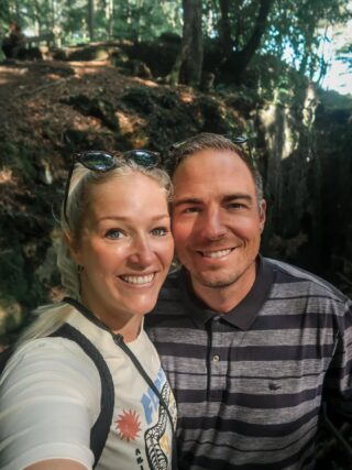 Hi guys 👋 we've been wanting to introduce ourselves on here ever since... Well, since we left for Singapore in March 2024. Better late than never 😂

We're Charelle and Marcel, living for off-road adventures and the freedom that comes with it. We refuse to exile travel to "some other, seemingly more appropriate, time of our lives" (as Rolf Potts puts it in his book Vagabonding).

👧🏼 Charelle is 32 years old, a freelance communication & content strategist by trade, and the voice behind everything you read here and on the blog. She's currently writing a book about the expedition and somehow still finds time to lift heavy and sip good coffee in between.

👦🏻 Marcel is 38 years old, quit his job running an engineering department before our expedition and is now working as a freelance advisor, helping companies in the construction industry solve complex challenges. He's an excellent drone pilot, loves a winding mountain road, and isn't scared of much. Actually, we're still figuring out if he's scared of anything at all.

We're two strong characters. And yes, we clash sometimes. But above all, we complete each other. Not in spite of our differences, but because of them.

We don't travel to escape life, but to live it head-on. We choose roads that stir up dust, conversations that spark something deeper, and visit places that humble us as much as they awaken us. Along the way, we're building a life that feels right, because we shaped it ourselves. 

Our overland expedition from the Netherlands to Singapore was by far the best time of our lives. We're currently saving 💰 for expedition 2.0 and plan on enjoying life as much as possible in the meantime. This winter we'll embark on a new journey: spending a few months living and working in Andalusia, hopefully with lots of off-roading in the weekends! 🚙

Now it's your turn! We'd love to get to know guys a bit better. Introduce yourself in the comments 🤗 How old are you? What kind of work do you do? What's your passion project? And, most importantly, what's your dream? Let us know 👇